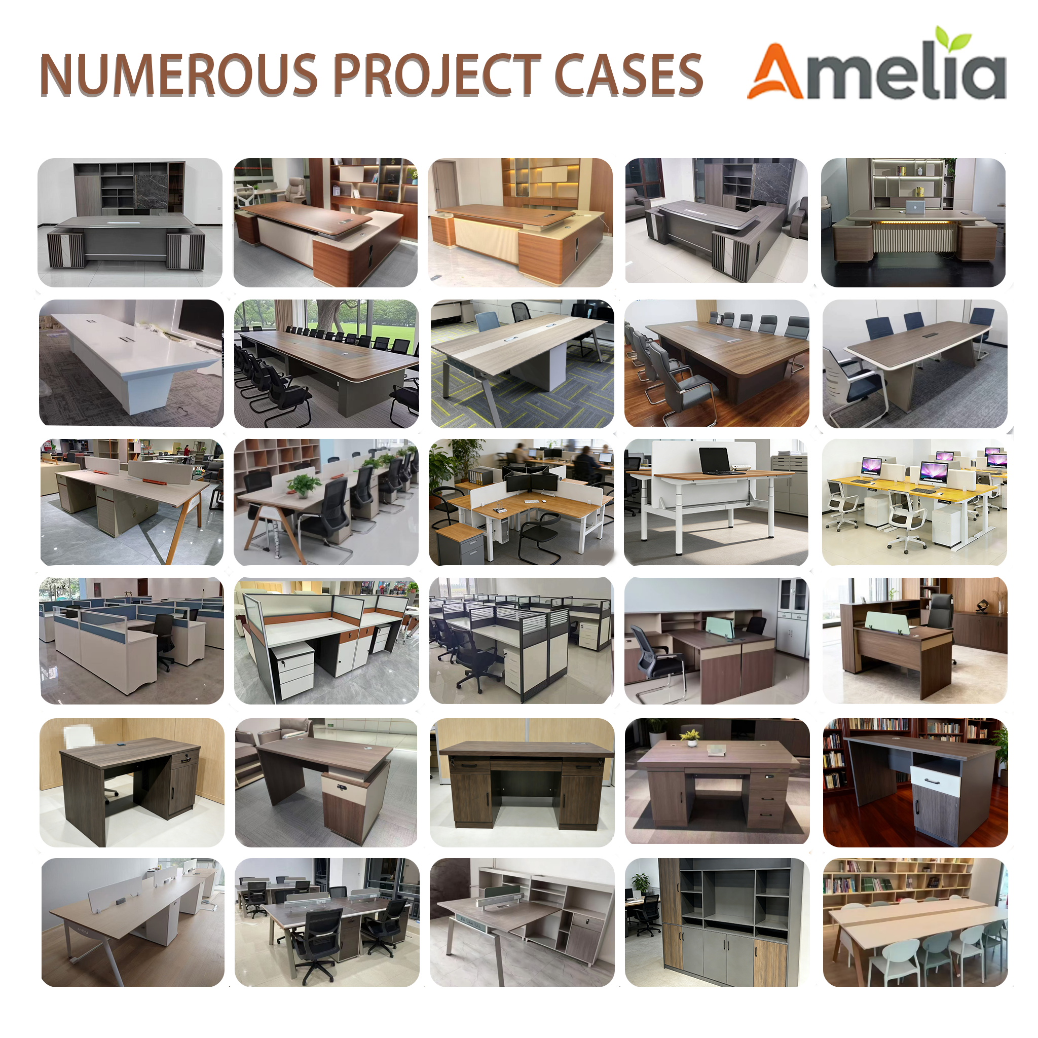 Modern Luxury Furniture Office Desk Executive Conference Company Business Negotiation Training Durable Long Meeting Tables