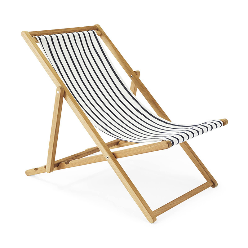 Wooden Folding Camping Leisure Picnic Fishing Lounge Recliner Deck Chair Adjustable