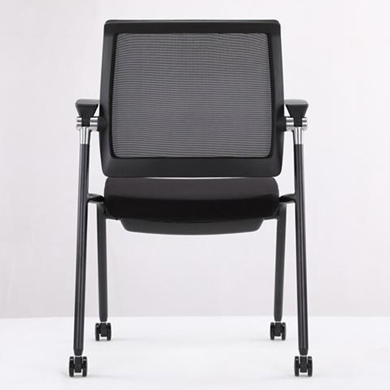 Modern Office Furniture Folding Chair with Armrests Mesh Event Training Chair