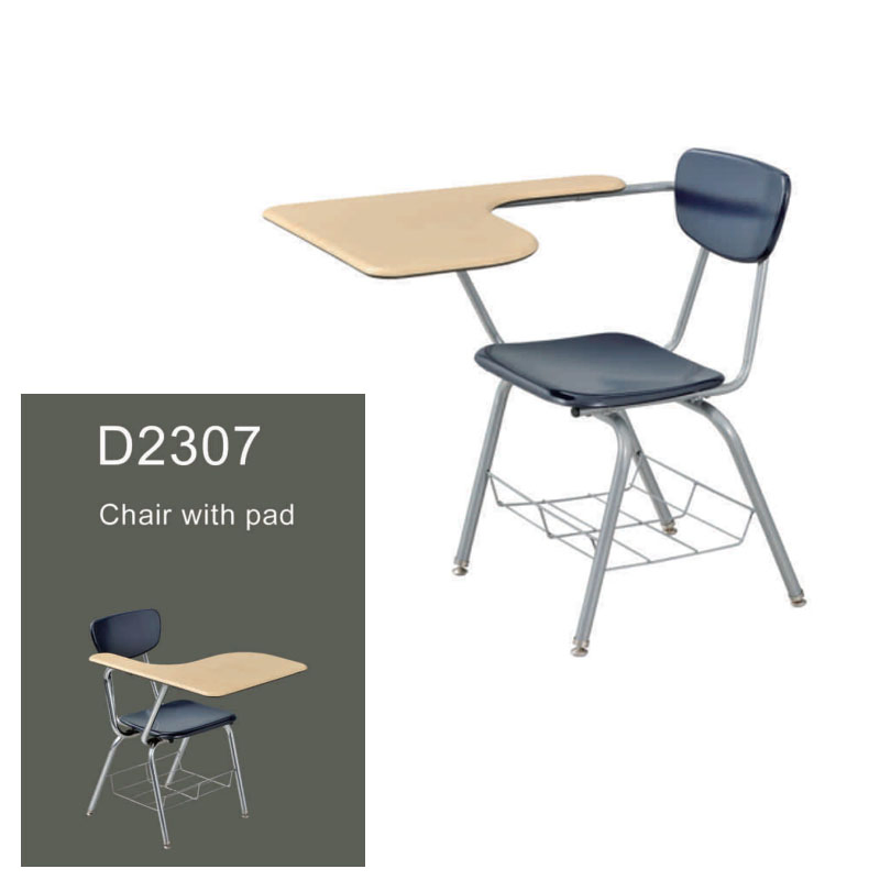 Design for Training Rooms School Students Chair Desk with Table