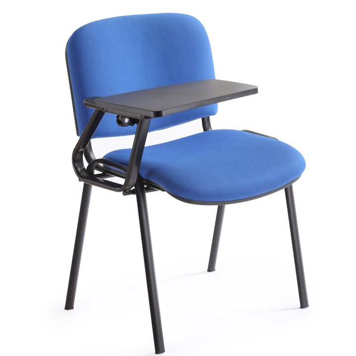School Classroom Furniture Student Office Meeting Room Study Desk Training Chair with Writing Pad