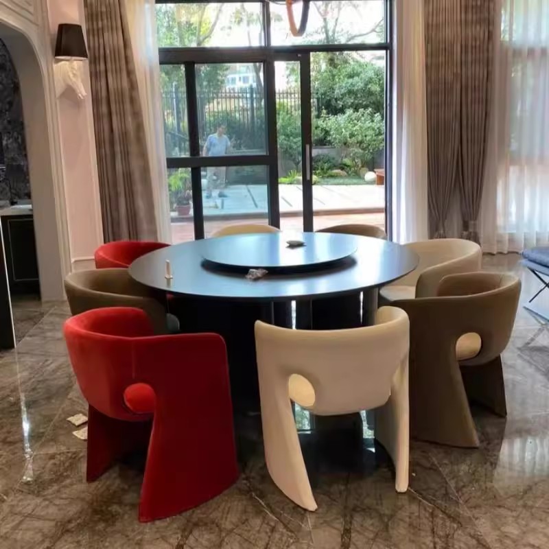 Modern Trendy Minimalist Eco-Friendly Durable Dining Room Reception Chair