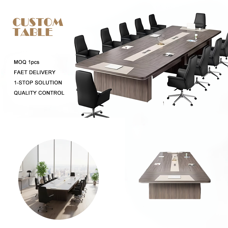 Modern Luxury Furniture Office Desk Executive Conference Company Business Negotiation Training Durable Long Meeting Tables