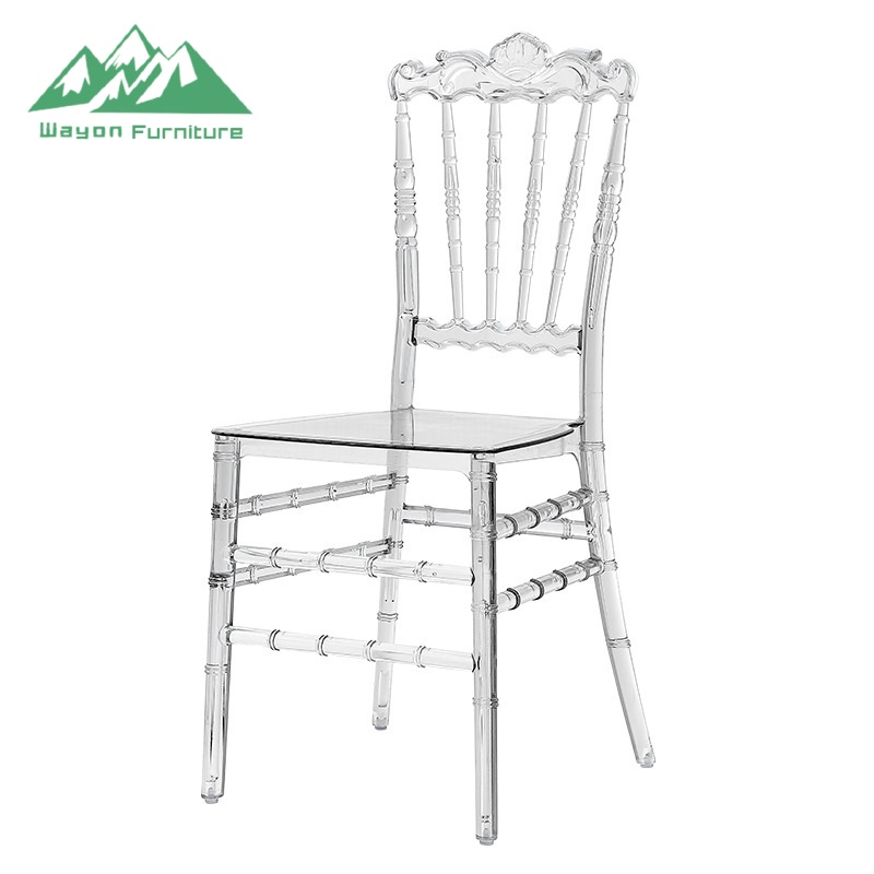 Wayon Stainless Steel Contemporary Hotel Chair Stackable &amp; Durable for Commercial Events Parties Lobby Use