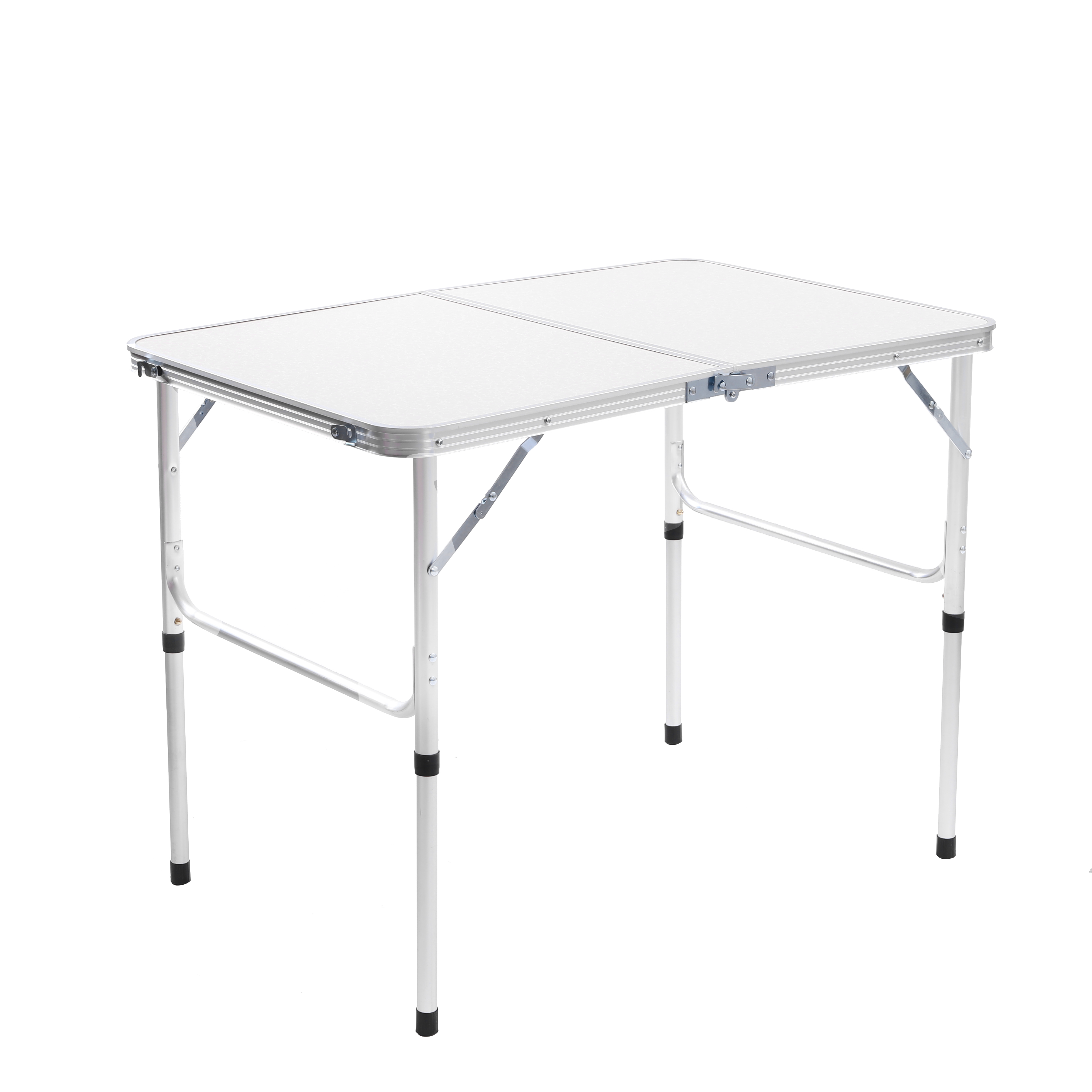 Aluminum Customized Outdoor Furniture 90cm Small Foldable Table Picnic Folding Camping Table Lightweight Portable Table