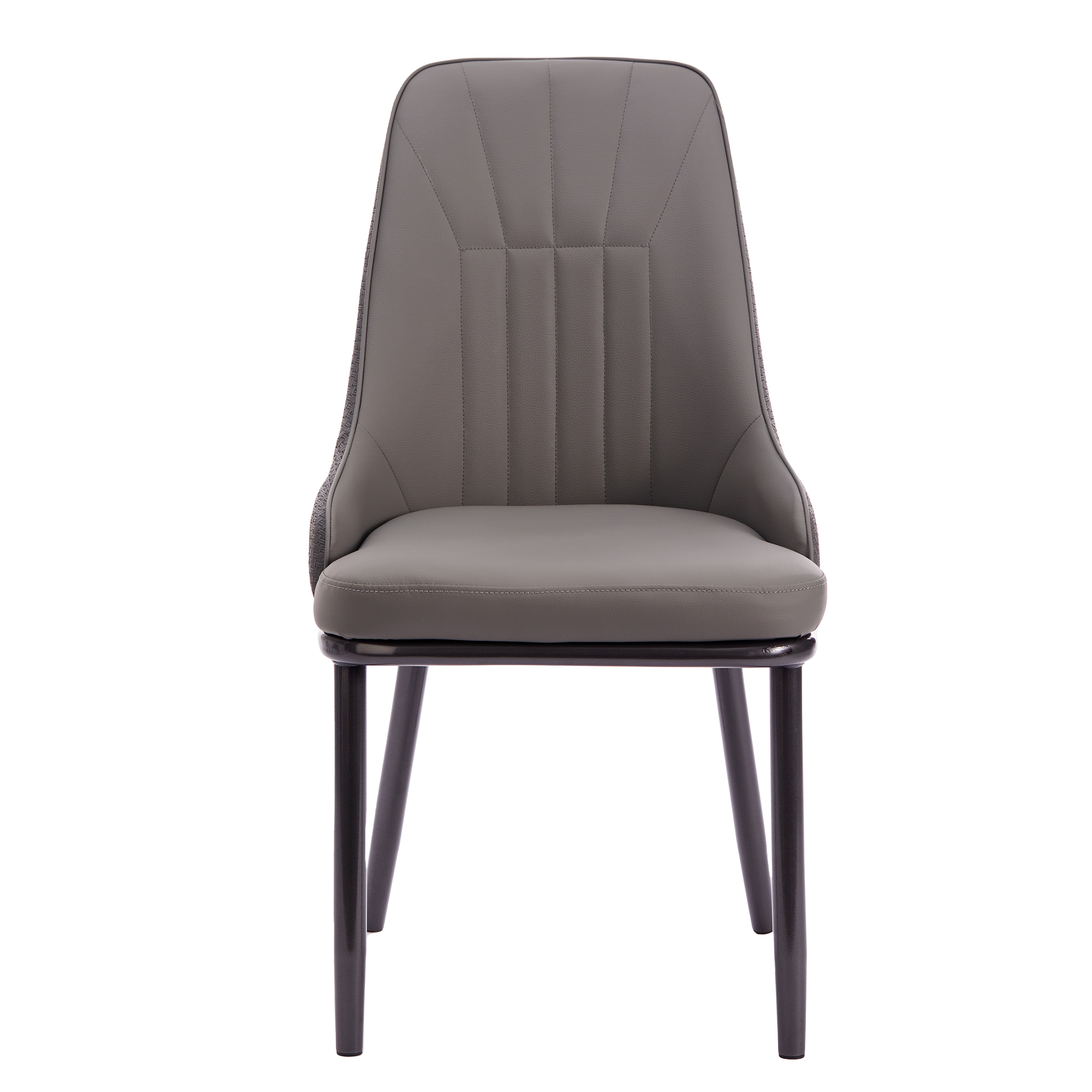 High-End Leather Upholstered Dining Chair for Hotel Banquet