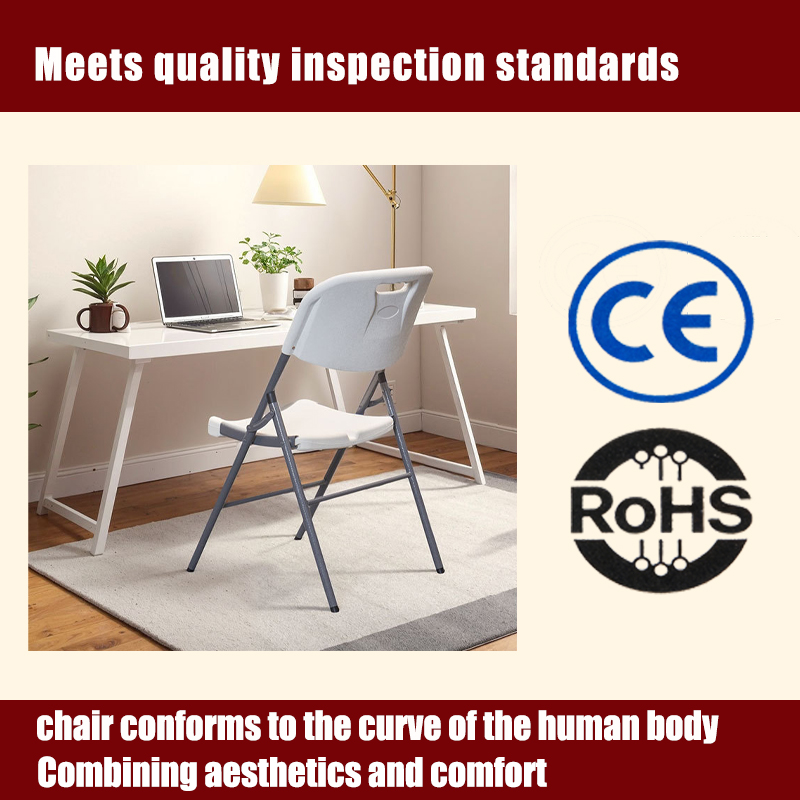 Plastic Durable Folding Home Office Chairs Portable Lightweight Modern Stackable Waterproof Indoor Outdoor for Events