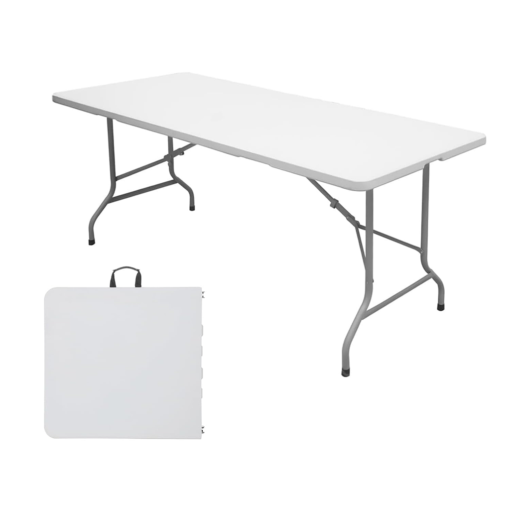 Portable Modern Folding Outdoor Utility Table Durable Lightweight Adjustable Height Easy Setup Collapsible Waterproof Cushion