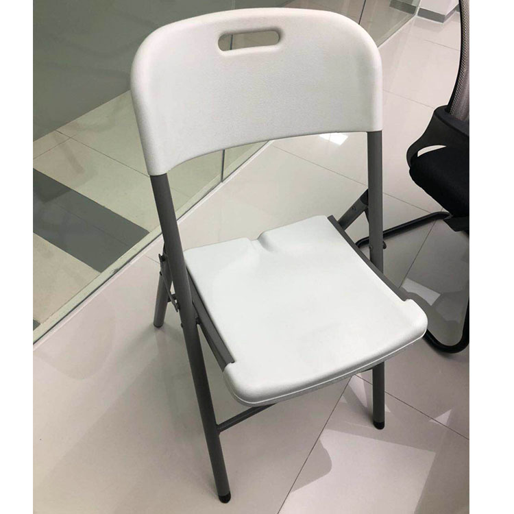 Good Quality Household Garden Patio Restaurant White Foldable Plastic Chairs Used Folding for Wedding
