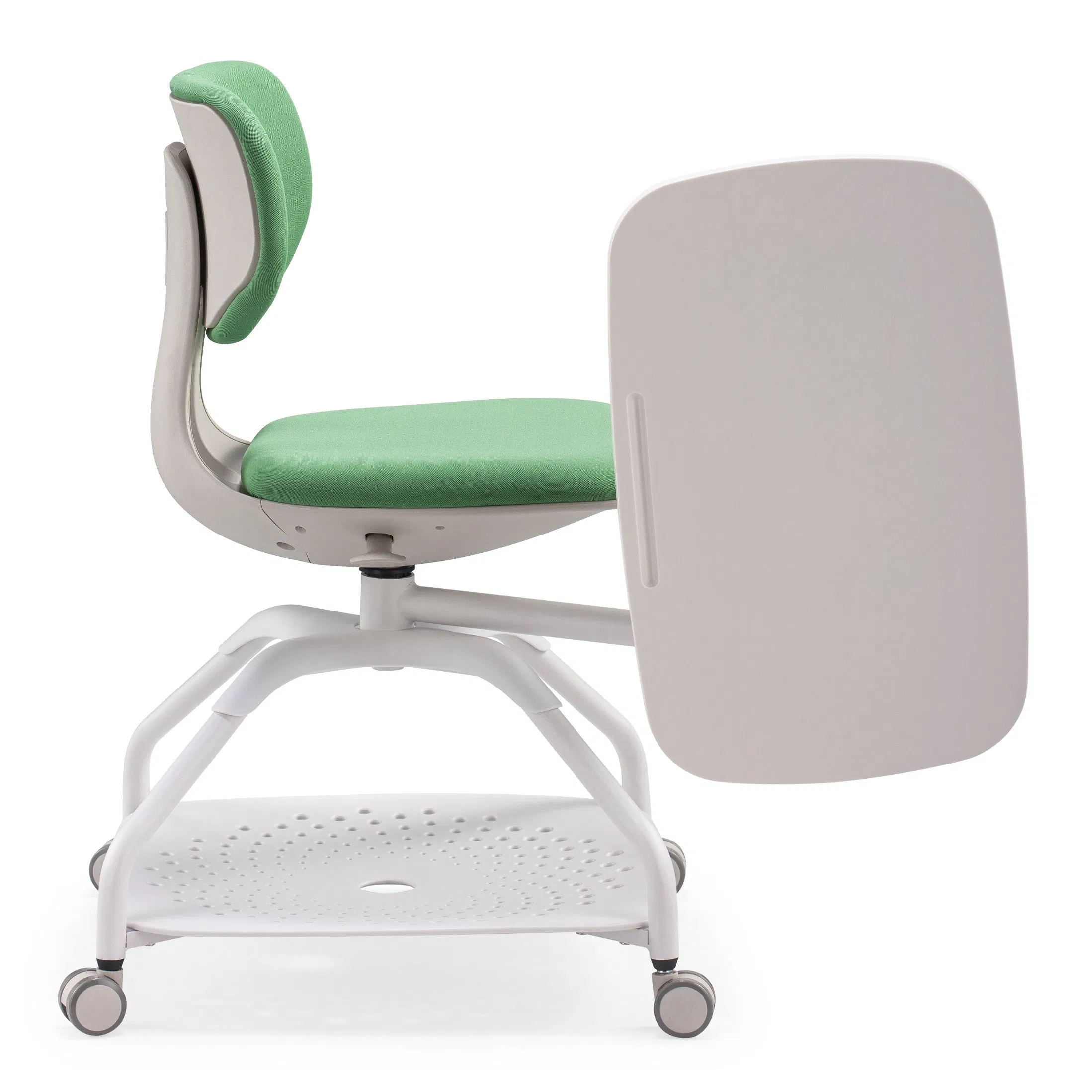 School College University Student Desk Classroom Chair Ergonomic Office Meeting Room Conference Training Chair with Writing Table