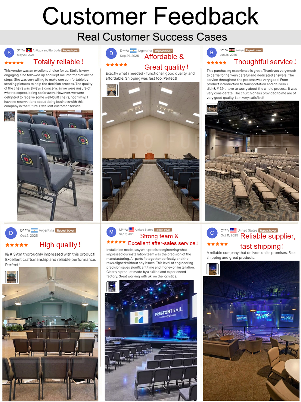 Wholesale Cheap Stackable Metal Interlocking Padded Red Black Theater Auditorium Conference Event Hotel Restaurant Church Chair