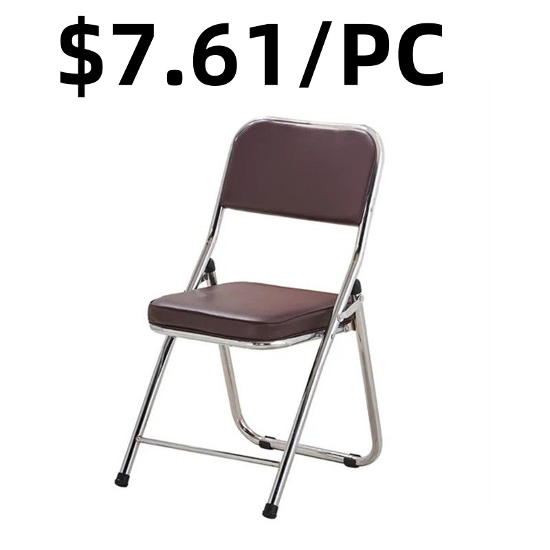 Wooden Frame Fabic Cushion Living Room Customer Tea Folding Chair