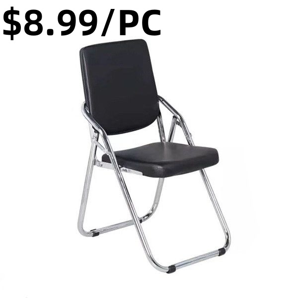 Wooden Frame Fabic Cushion Living Room Customer Tea Folding Chair