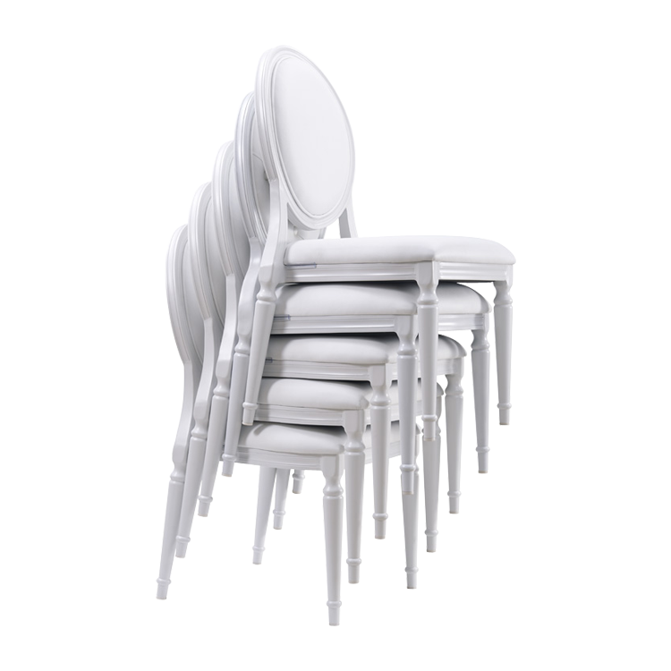 Chair Suppliers in China Upholstered Hotel Furniture Chair Without Arms Restaurant Dining O Back White Louis Chairs for Banquet