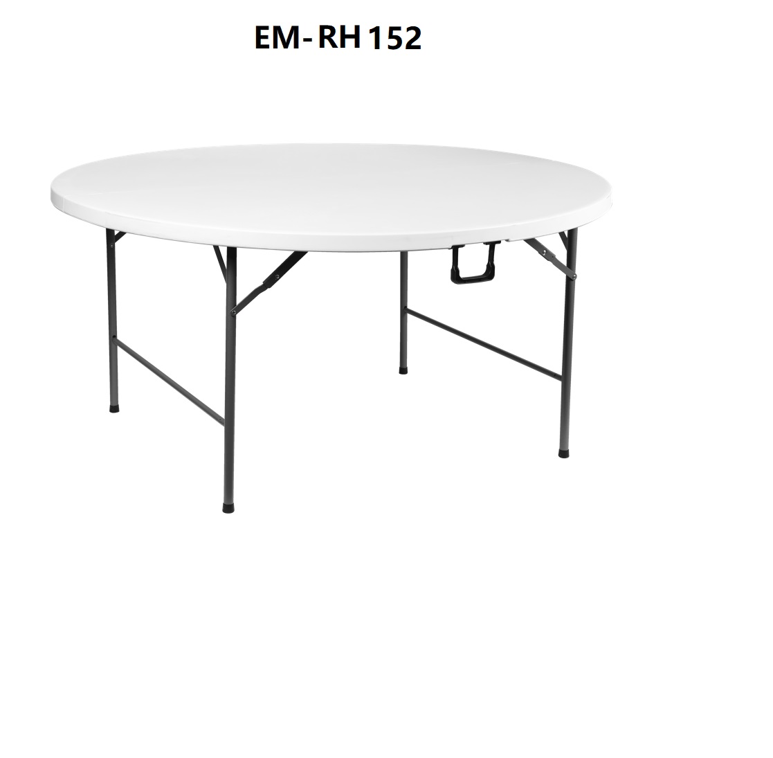 5FT Folding Round Table with HDPE Top for Outdoor furniture