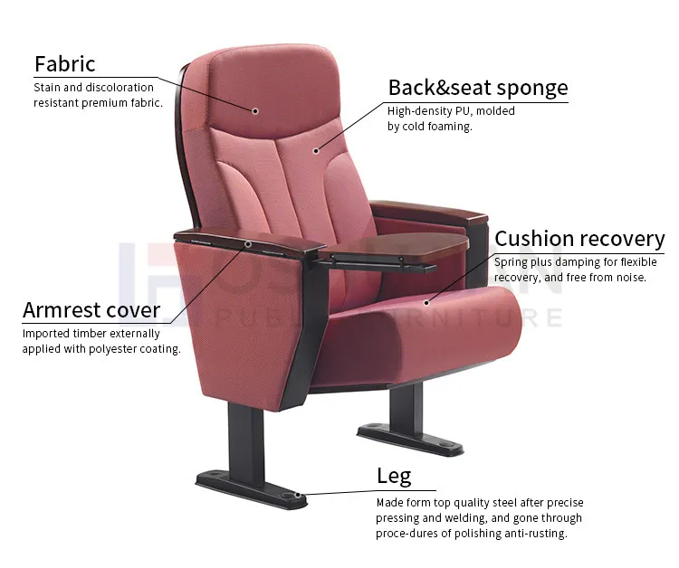 Factory Church School Hospital Lecture Hall Movie Cinema Theater Seating Auditorium Chair