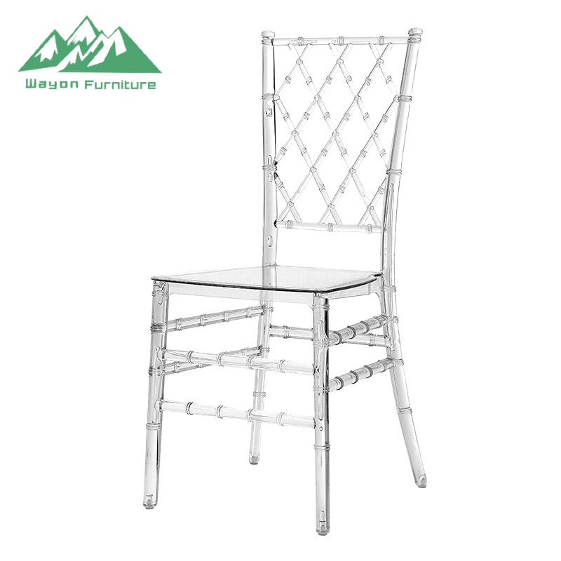 Wayon Stainless Steel Contemporary Hotel Chair Stackable &amp; Durable for Commercial Events Parties Lobby Use
