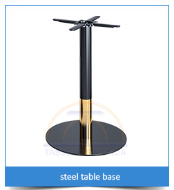 Factory Direct Sale High Round Black and Gold Mdf Balcony Wire Stainless Steel Cocktail bar Tables