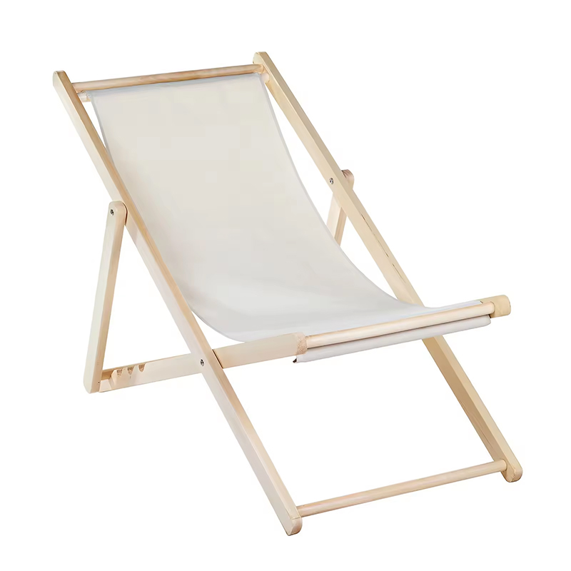 High Quality Solid Teak Wood Adjustable Folding Chair, Custom Portable Lightweight Summer Outdoor Patio Beach Outdoor Chaise Lounge