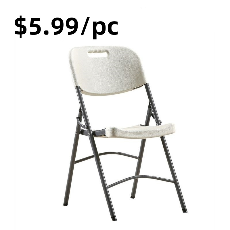 Wooden Frame Fabic Cushion Living Room Customer Tea Folding Chair