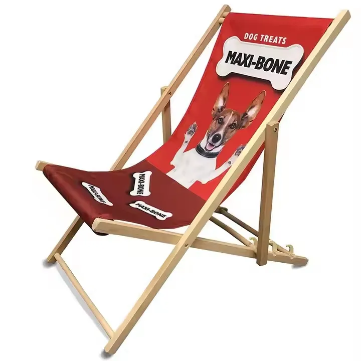 Wooden Folding Beach Chair Detail 2