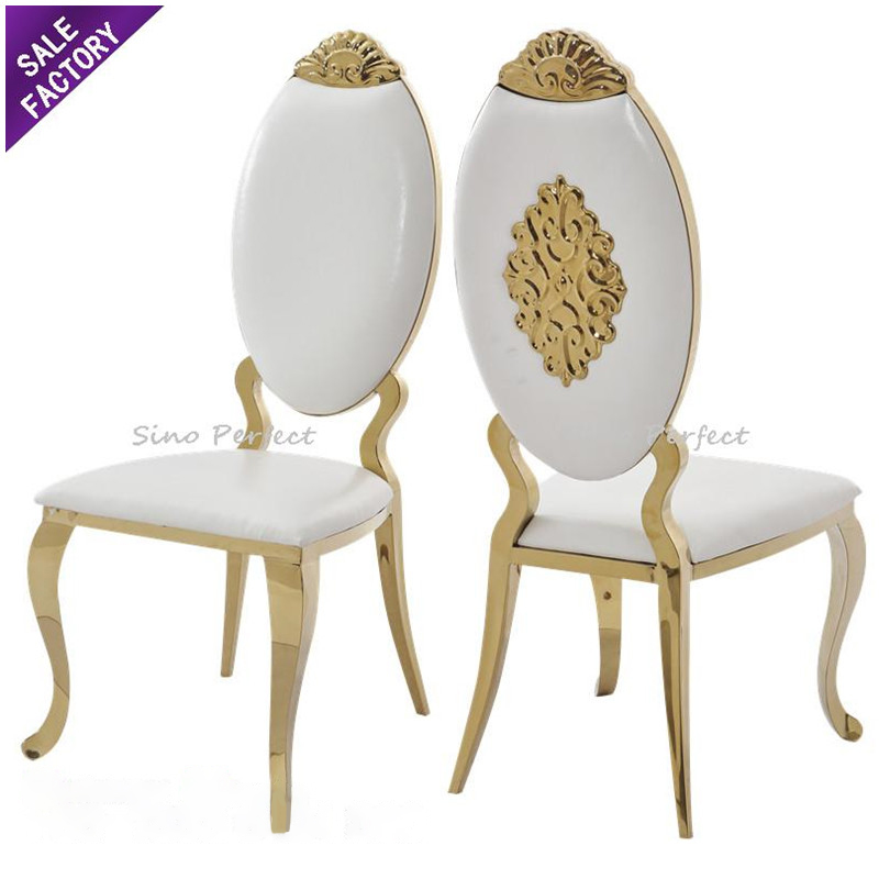Foshan Sinoperfect Rental Decoration Stacking Stackable Stainless Steel Furniture Party Banquet China Event Wedding Hall Chairs