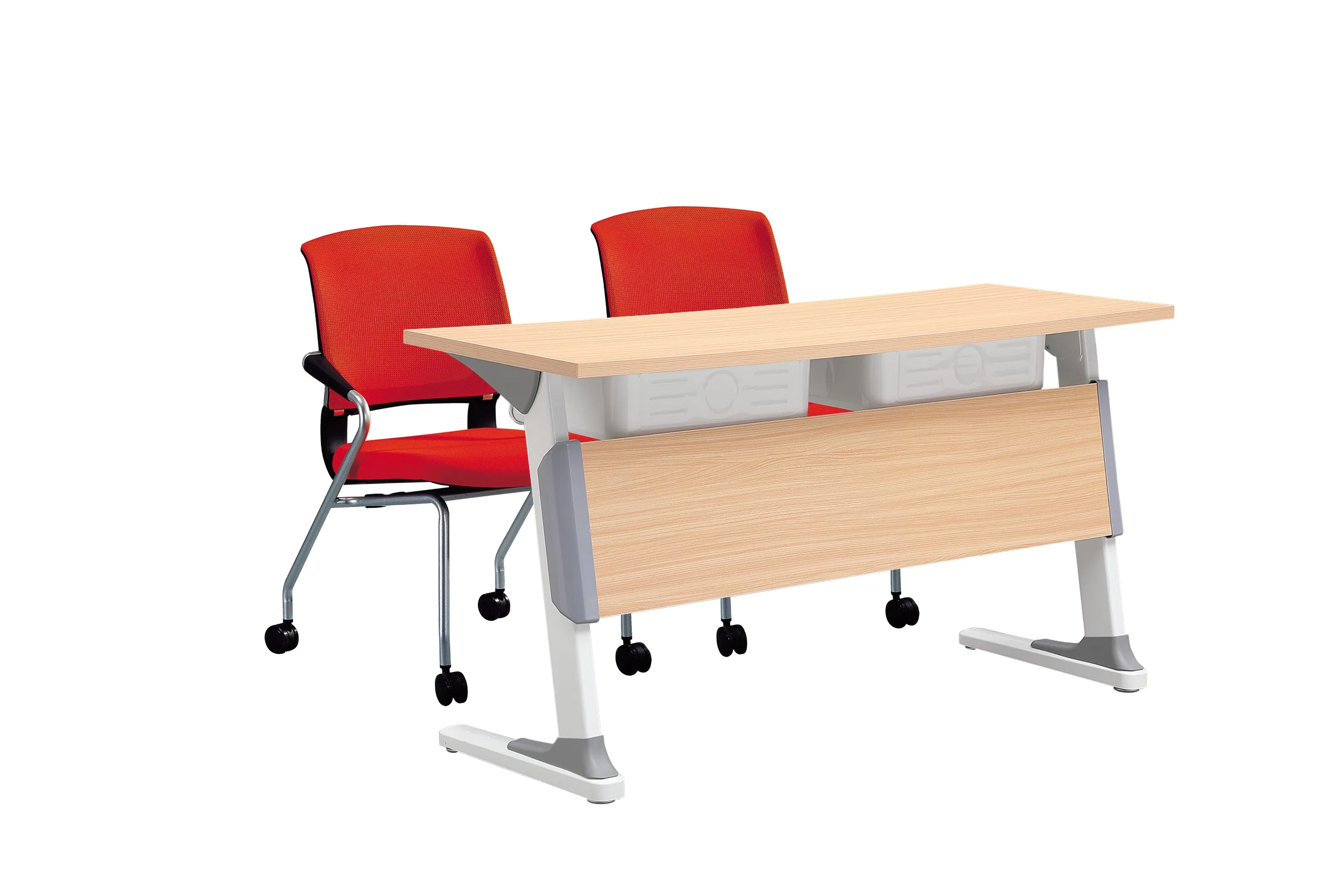 Conference Training Lecture Hall Theater School Furniture Classroom Double Student Desk and Chair