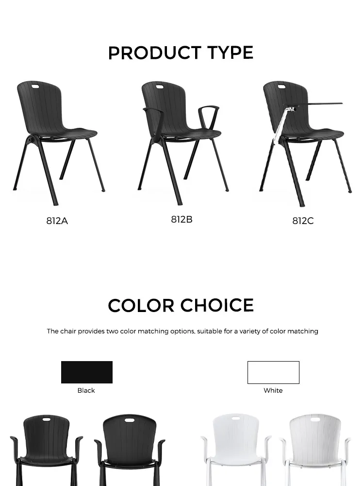 Folding Armrest School Furniture Classroom Student Learning Training Chair