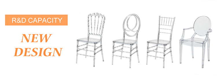 ODM Multiple Styles Hotel Event Party Wedding Banquet Transparent Clear Crystal Acrylic Plastic Stackable Chairs