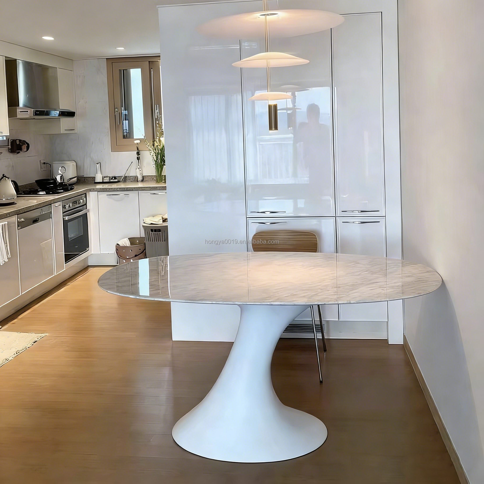 Factory Wholesale Custom Durable Home Furniture Modern Red Coffee Table Hotel Restaurant Dining Table Fiberglass Outdoor Use