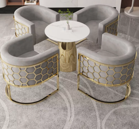 Velvet Modern Dining Chair Design 2