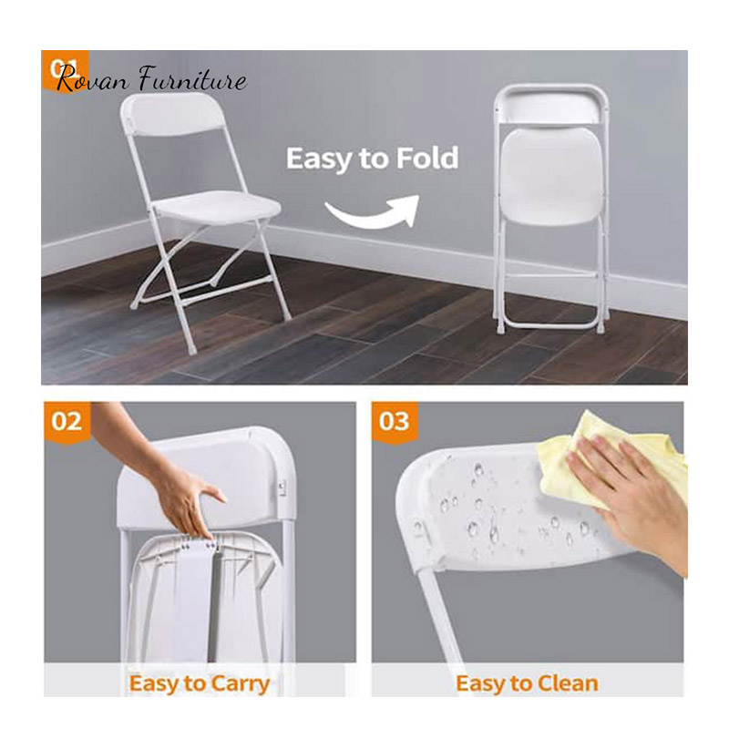 RTS TOP Wedding Lawn pp Plastic Stackable Chairs Folding Beach Head Chair with Headrest