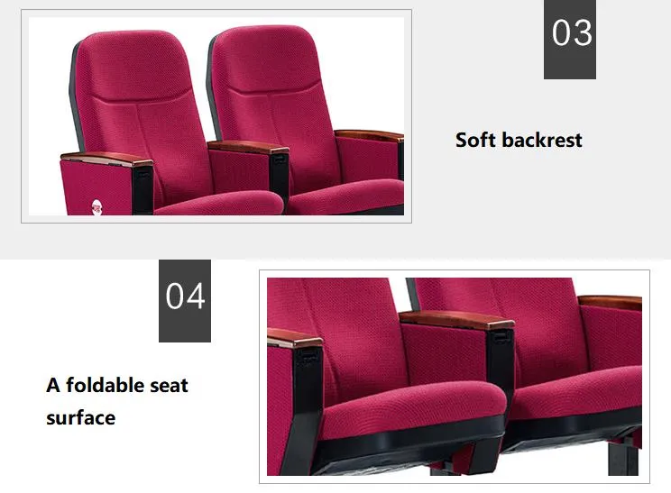 School/Church Auditorium Chairs with Custom Detail 6