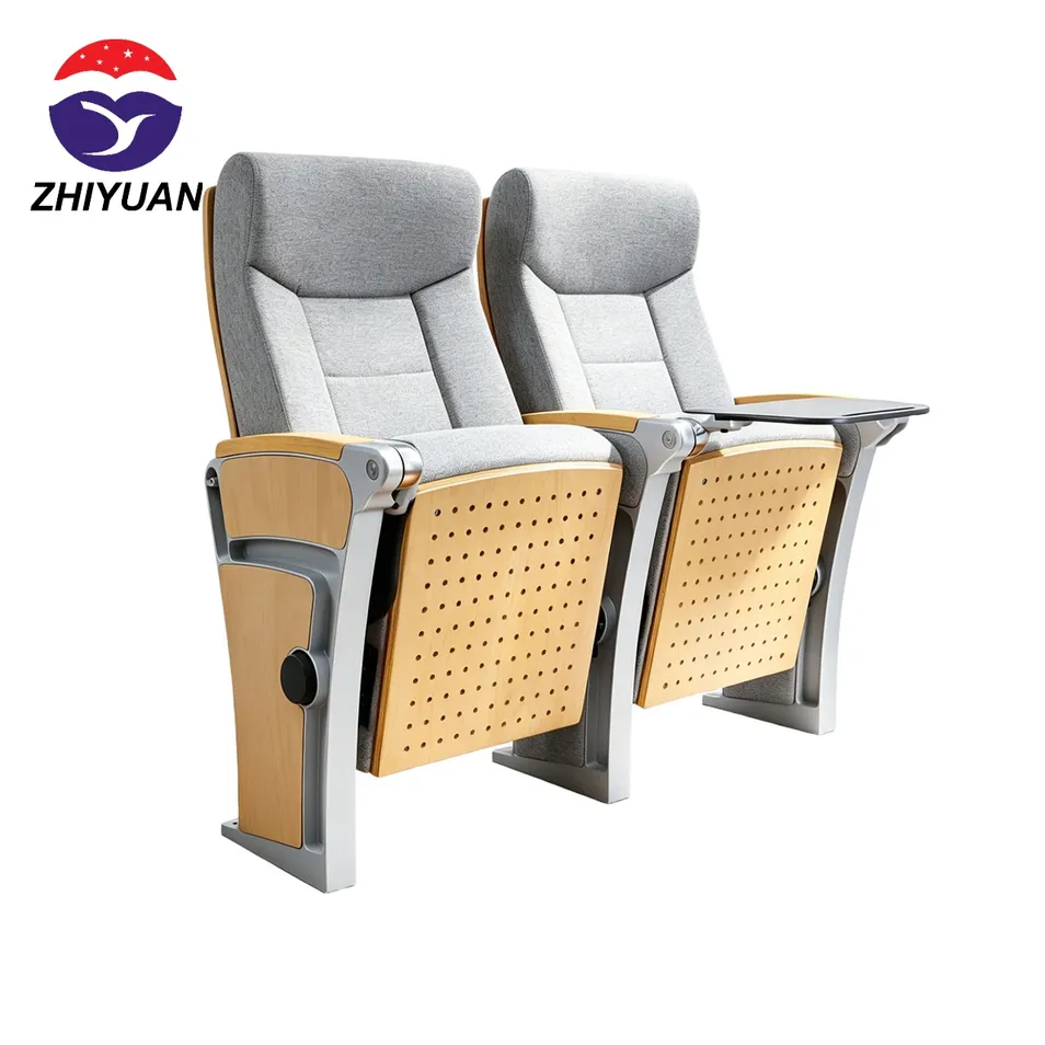 Foldable Writing Tablet Auditorium Chair Feature