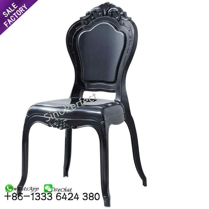 ODM Multiple Styles Hotel Event Party Wedding Banquet Transparent Clear Crystal Acrylic Plastic Stackable Chairs