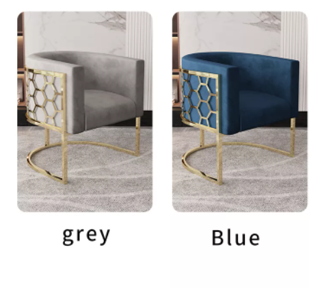 Velvet Modern Dining Chair Design 3