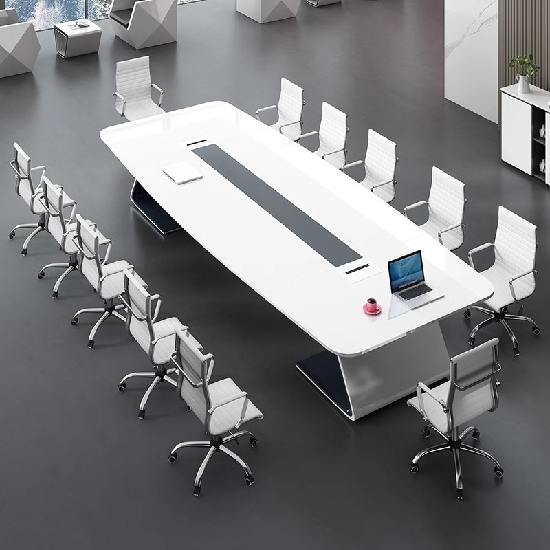 2025 Chinese Manufacturer Luxury Modern Design Training and Meeting Room Furniture Conference Table for Large Offices
