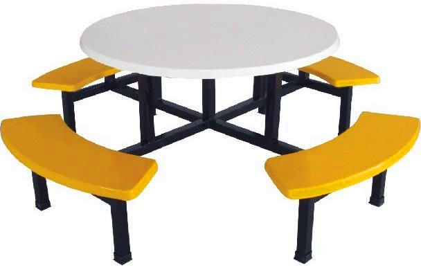 OEM ODM Custom GFRP Furniture Canteen School Dining Table and Chair