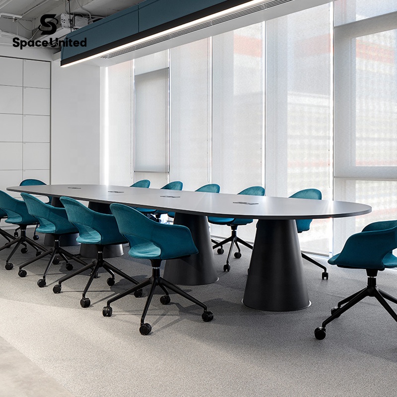 SpaceUnited Modern Designer Solid Wood Workstation Boardroom Tables