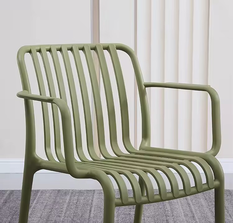 2026 Nordic Hot Sale Colors Full PP Plastic Thickened Backrest Stackable Portable Hotel Outdoor Indoor Used Dining Chair