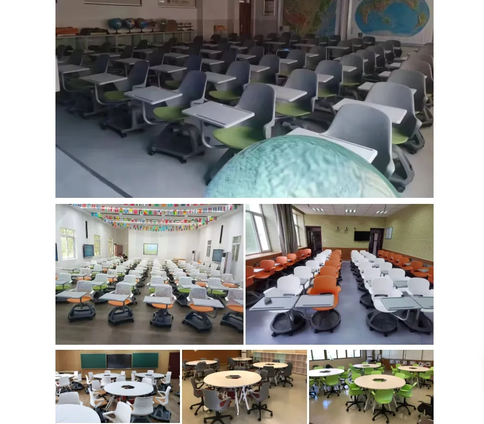 Office School Furniture Classroom Training Student Study Chair with Writing Pad