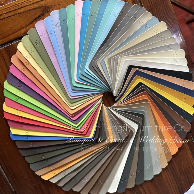 Vinyl Leather Color Card