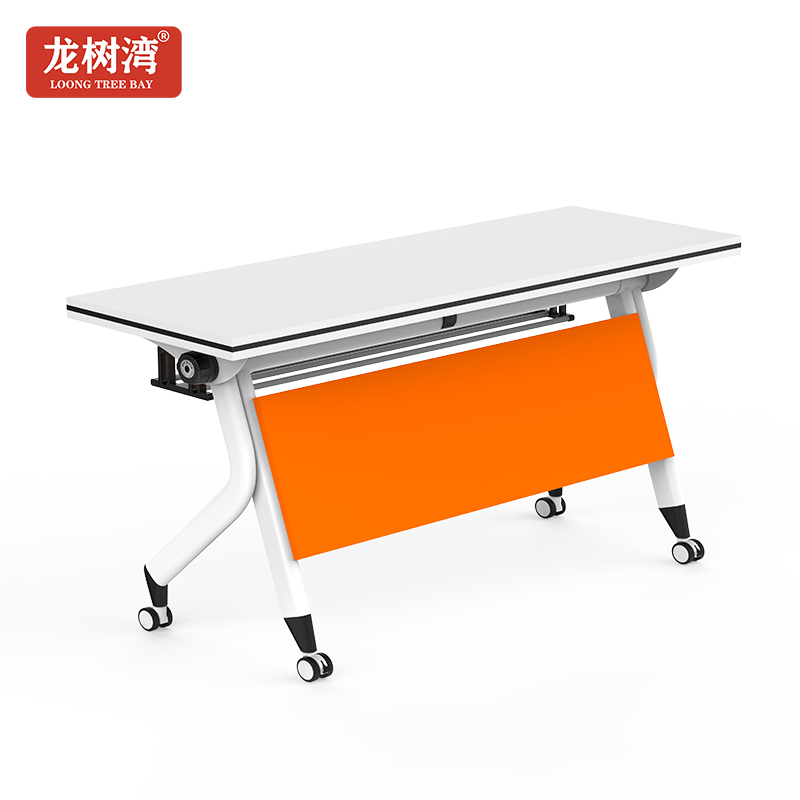 Modern Conference Tables Moveable Folding Training Desk Rollable Computer Table for Meeting Rooms and Trainings