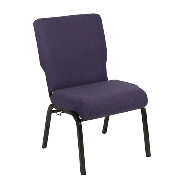Professional Manufacturer of Maroon Fabric Metal Church Worship Auditorium Chair (ZG13-010)