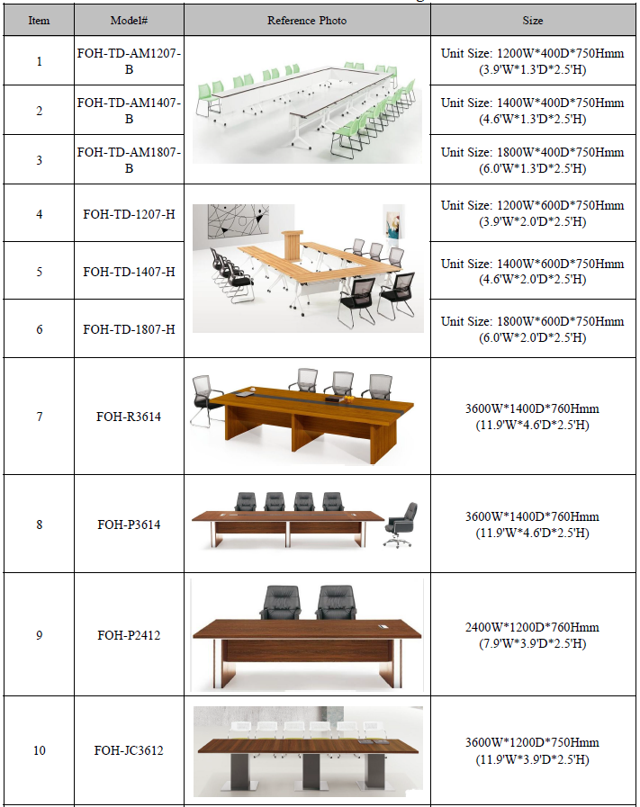 Matching office workstation desk layout