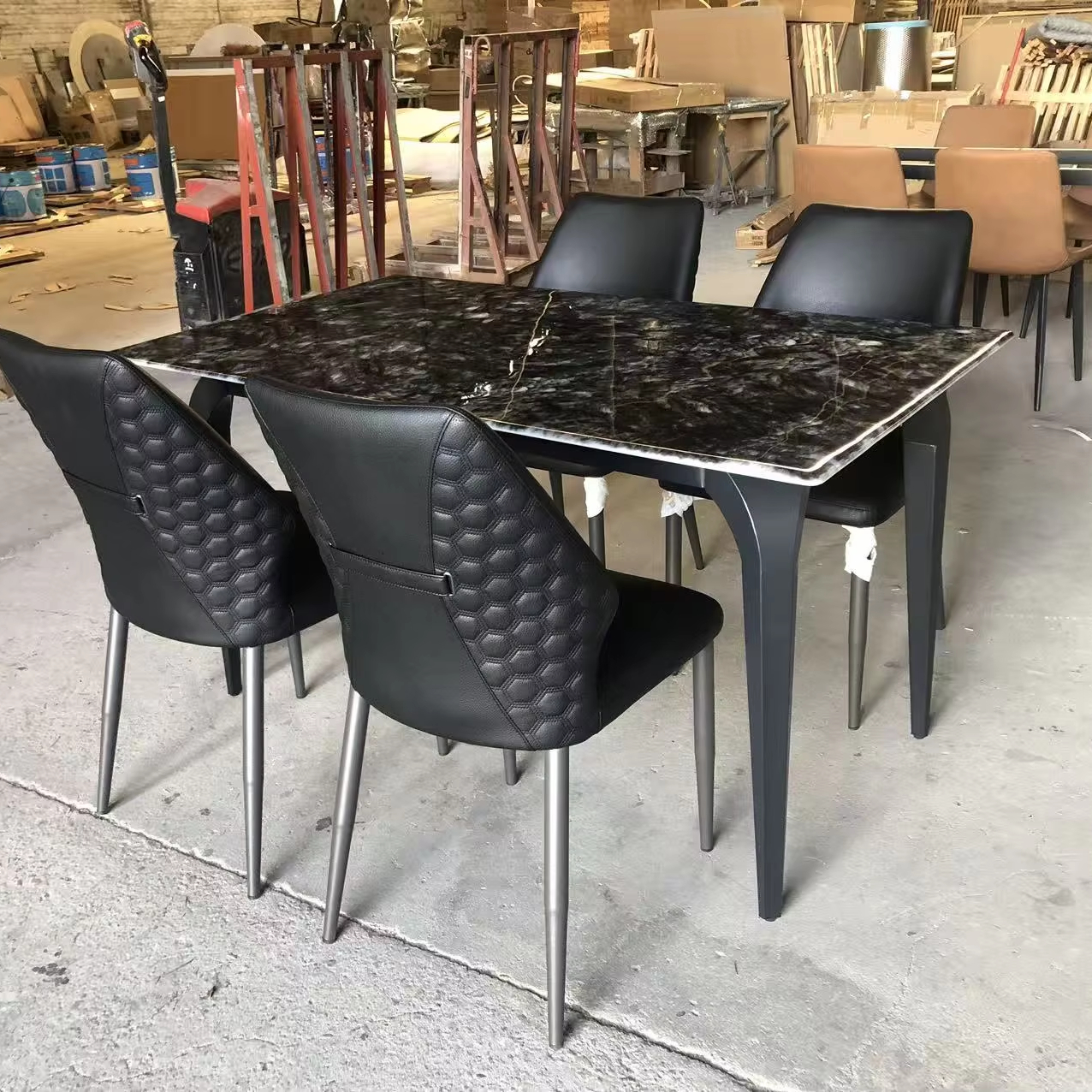 Modern Simple Dining Chair Internet Celebrity Cat Scratch Back for Home Living Room and Dining Table