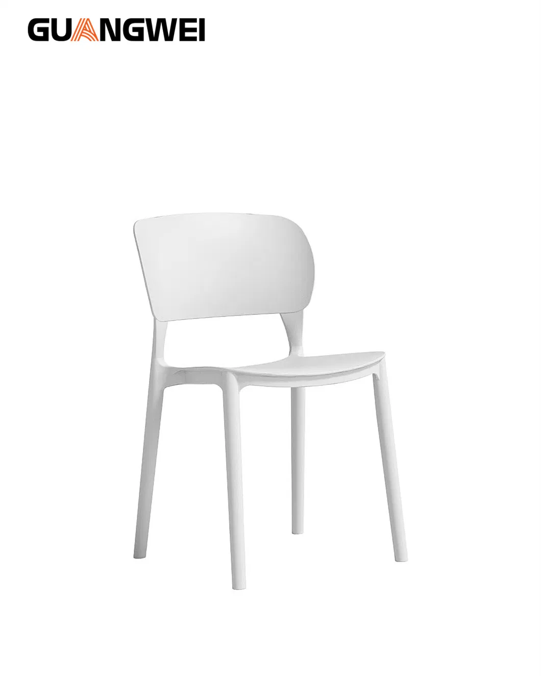 Fixed School Training Dining Room Bar Plastic Chair - Color Option 3