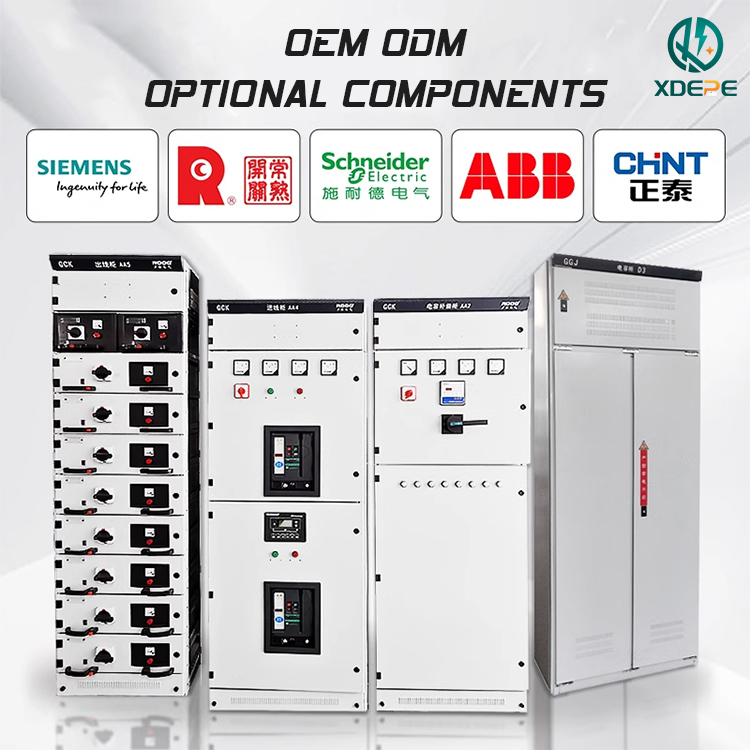 Complete Assembly Switchgear Panel 1600A Electrical Distribution Cabinet IP54 Protection Hybrid Lock for Power Distribution