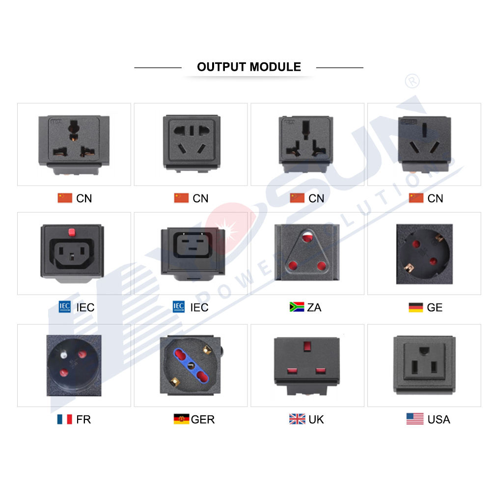 OEM ODM 20+ Years Schuko PDU 1U 19" 8 Way Rack Mount Power Distribution Unit 2 Pole Switch 16A Overload Protection CE ROHS For