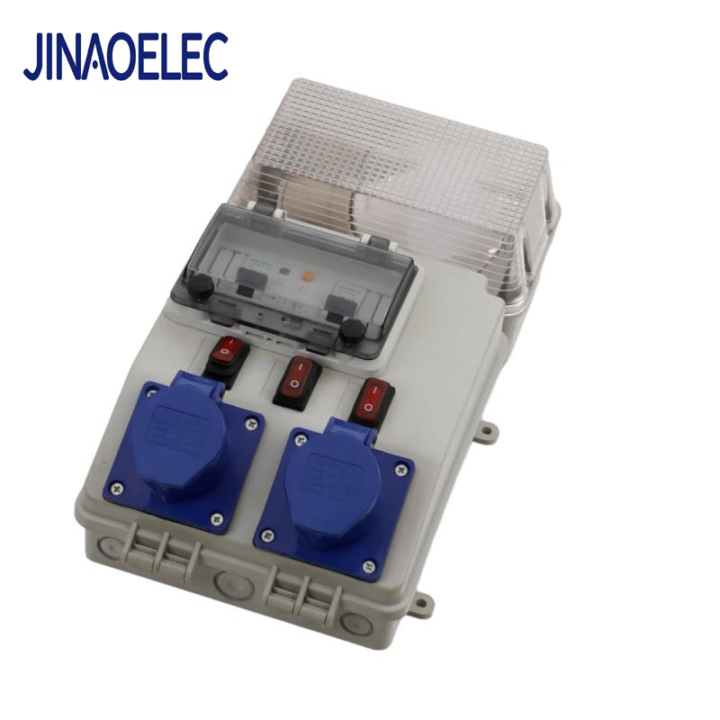 JINAO 16A 3p/2p Industrial Combination Power Box Portable Power Distribution Board